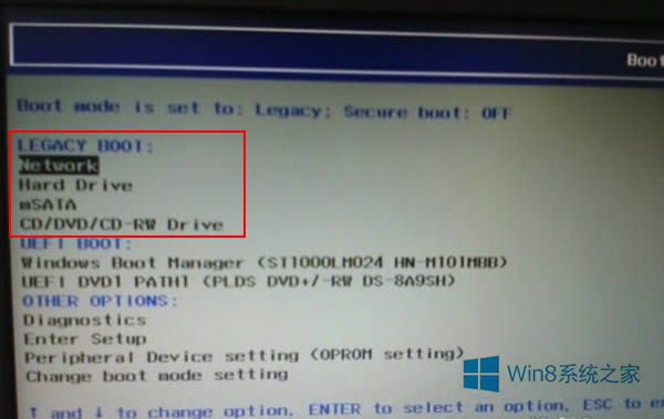 筆記本電腦如何將預(yù)裝Win8換回Win7系統(tǒng)