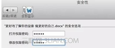 蘋果電腦如何給word設(shè)置密碼