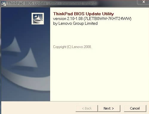 ThinkPad筆記本刷BIOS教程