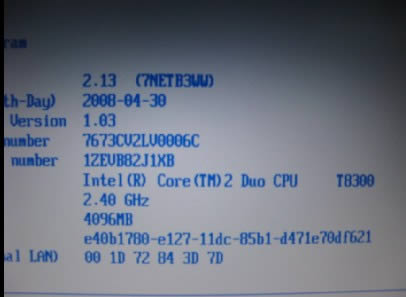 ThinkPad筆記本刷BIOS教程