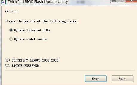 ThinkPad筆記本刷BIOS教程